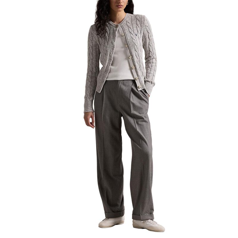 Polo Ralph Lauren Cable-Knit Ragg Cotton Cardigan image number 3